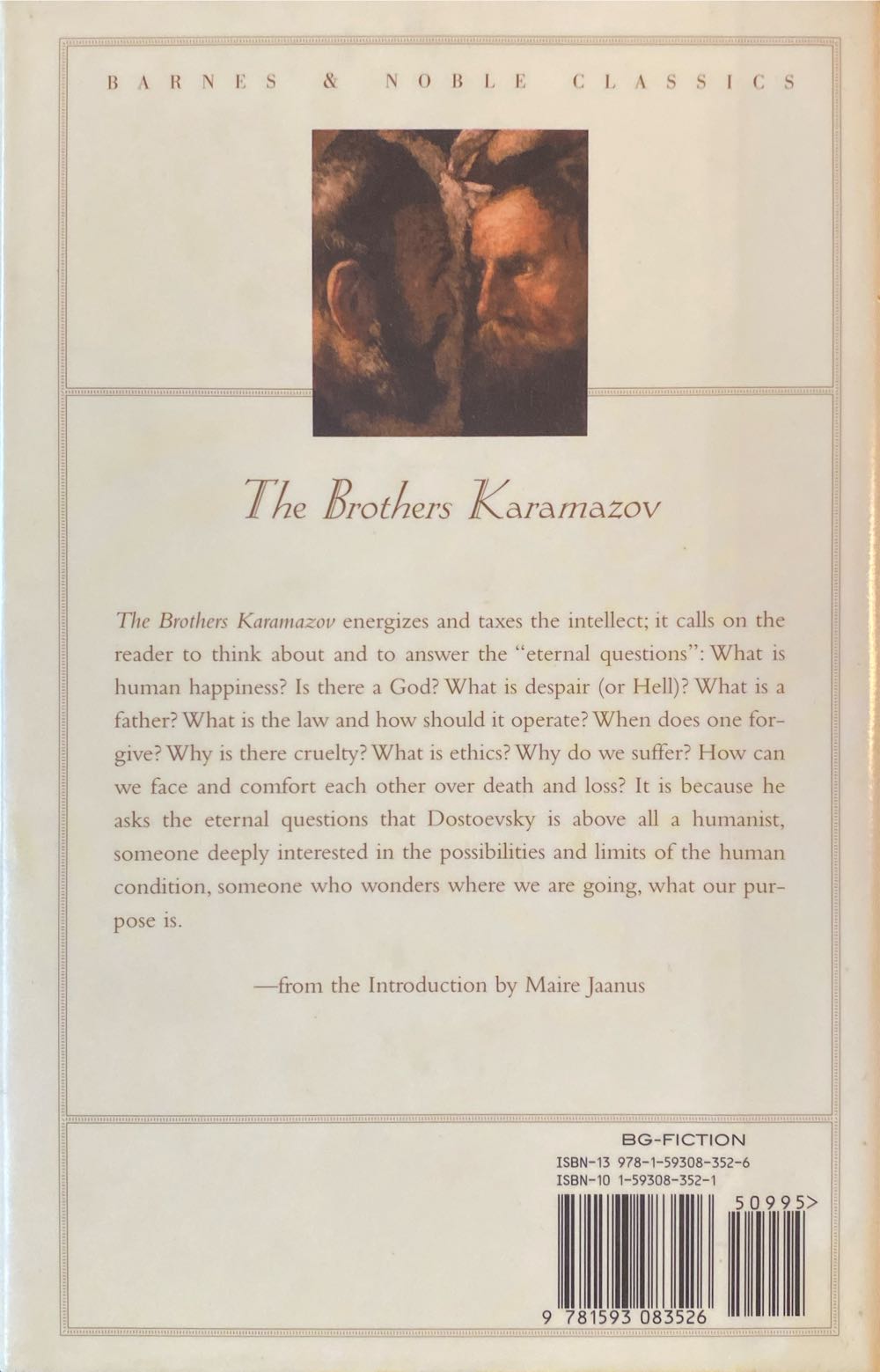 The Brothers Karamazov - Fyodor Dostoevsky (Barnes & Noble Classics - Hardcover) book collectible [Barcode 9781593083526] - Main Image 2