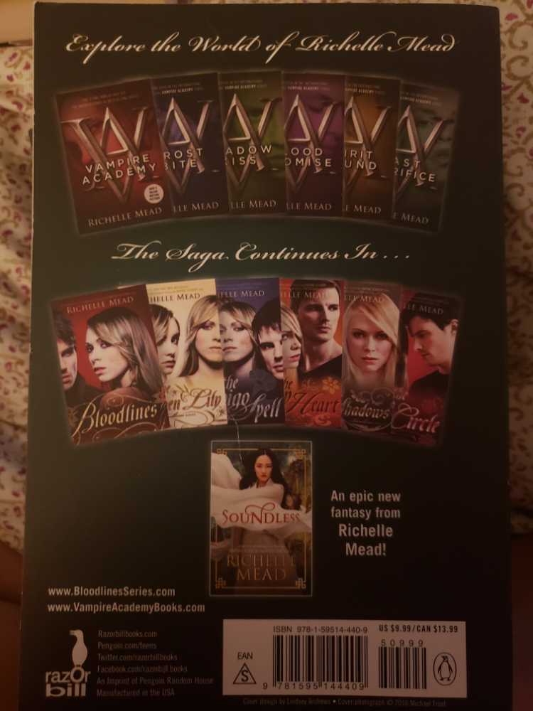 The Last Sacrifice - Richelle Mead (Vampire Academy  - Paperback) book collectible [Barcode 9781595144409] - Main Image 3