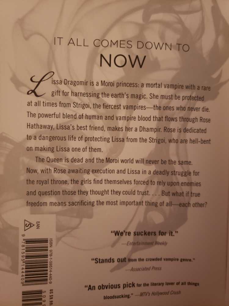 The Last Sacrifice - Richelle Mead (Vampire Academy  - Paperback) book collectible [Barcode 9781595144409] - Main Image 4