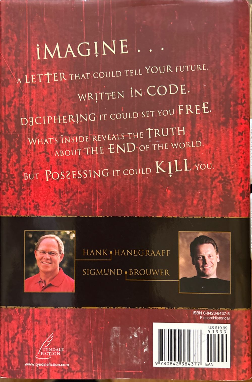Last Disciple, The - Sigmund Brouwer (Tyndale House Publishers, Inc. - Hardcover) book collectible [Barcode 9780842384377] - Main Image 2