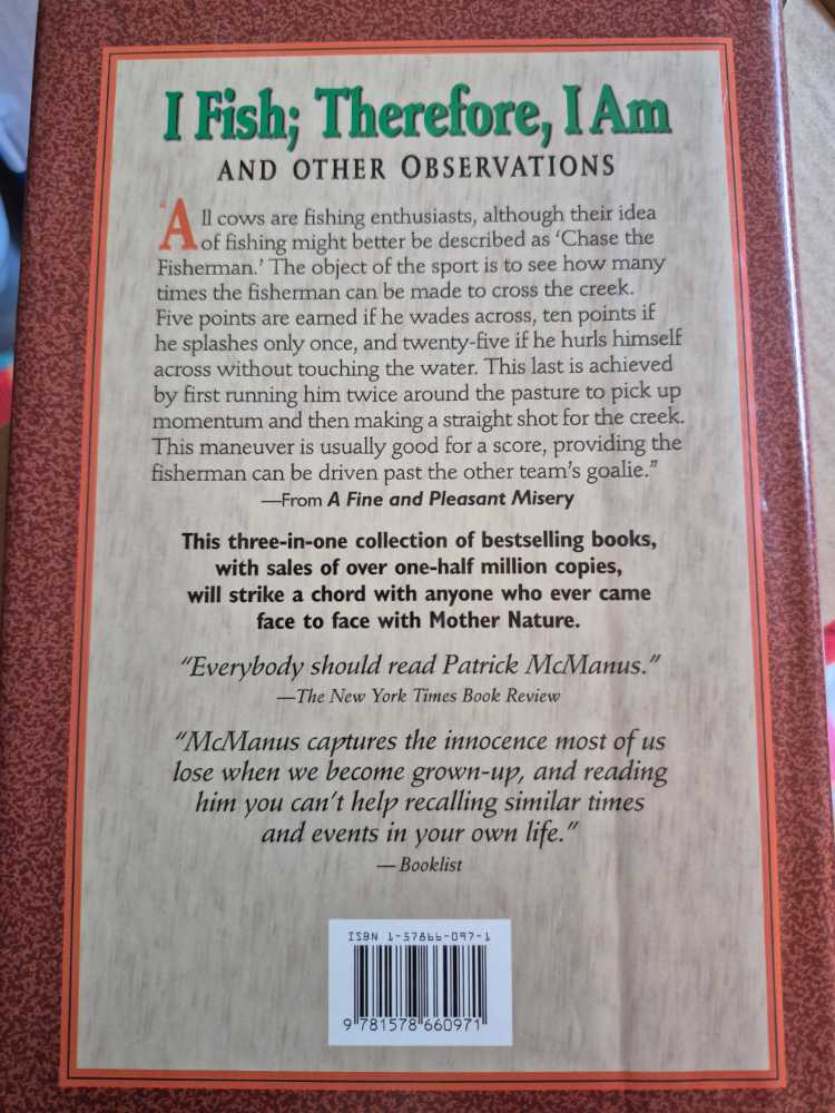 I Fish, Therefore, I Am - McManus, Patrick (Galahad Books - Hardcover) book collectible [Barcode 9781578660971] - Main Image 2