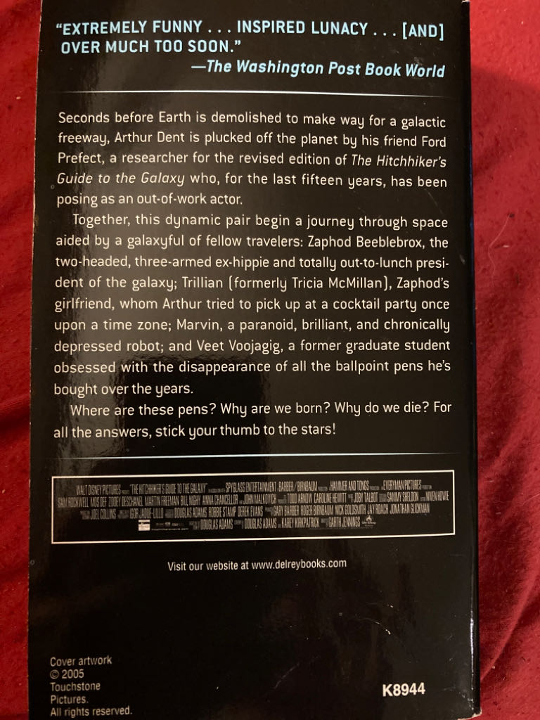 Hitchhikers Guide to the Galaxy, The - Douglas Adams (Pocket Books - Audiobook) book collectible [Barcode 9788711290125] - Main Image 2