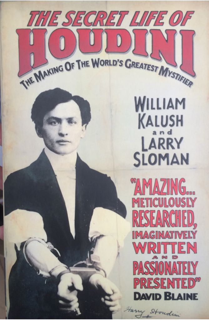 The Secret Life Of Houdini  book collectible [Barcode 9781847390820] - Main Image 1