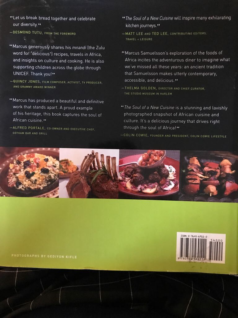 The Soul Of A New Cuisine - Marcus Samuelsson (Wiley Press - Hardcover) book collectible [Barcode 9780764569111] - Main Image 2