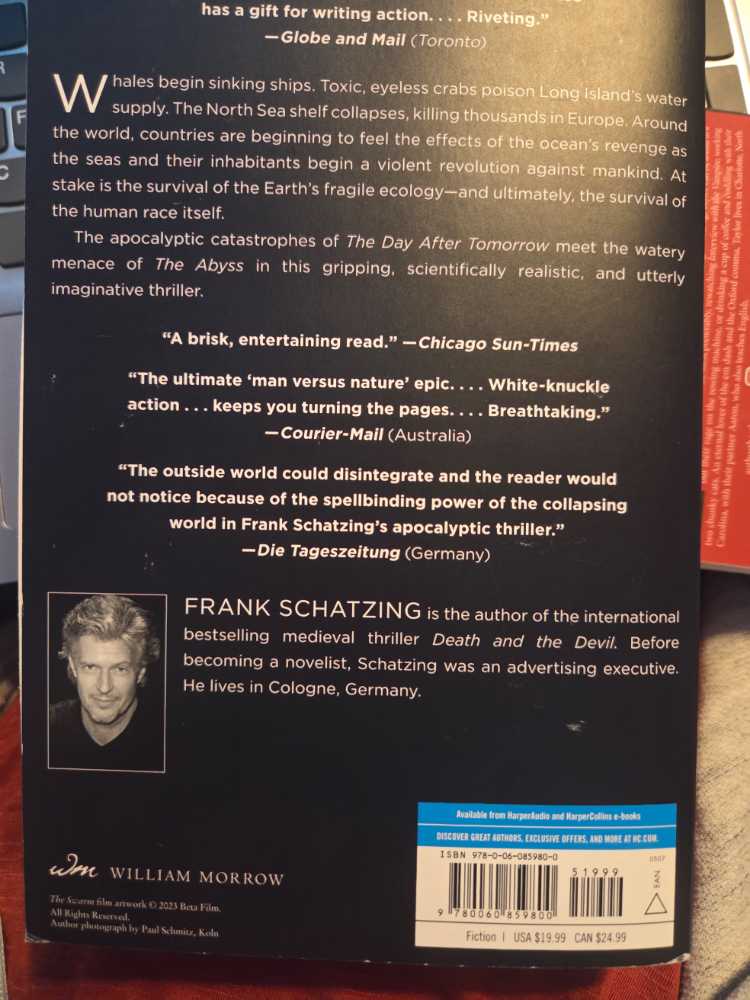 Swarm, The - Schatzing, Frank (Harper Perennial - Paperback) book collectible [Barcode 9780060859800] - Main Image 2