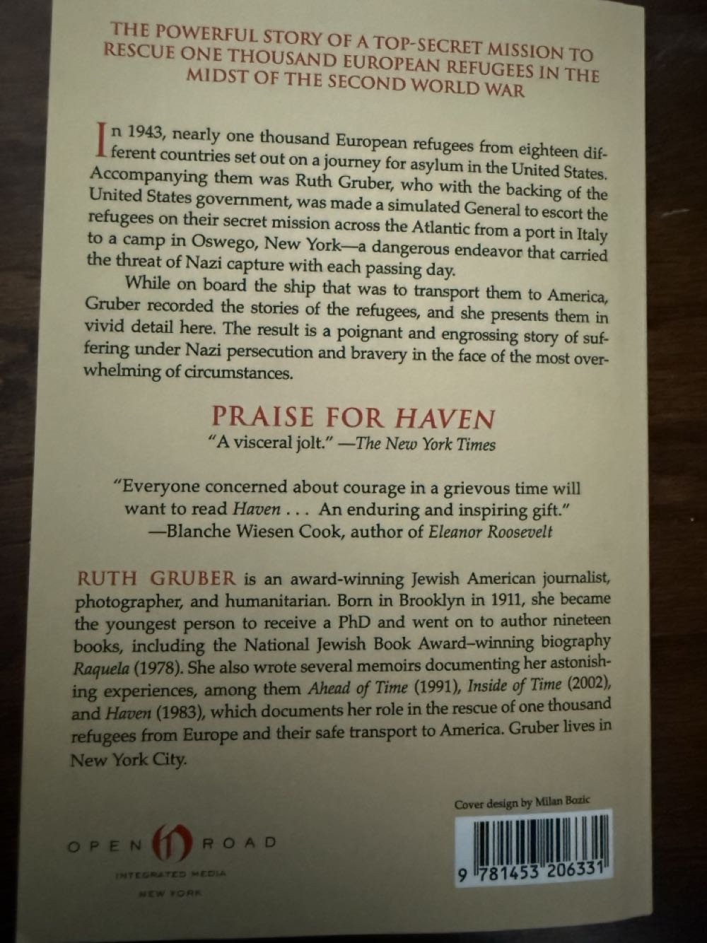 Haven - Ruth Gruber (Open Road Media - eBook) book collectible [Barcode 9781453206331] - Main Image 2