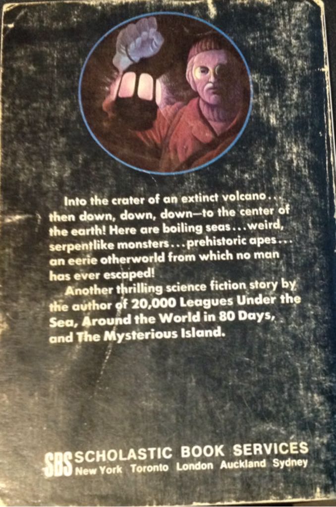 A Journey To The Center Of The Earth - Jules Verne (Scholastic Book Services - Paperback) book collectible - Main Image 2