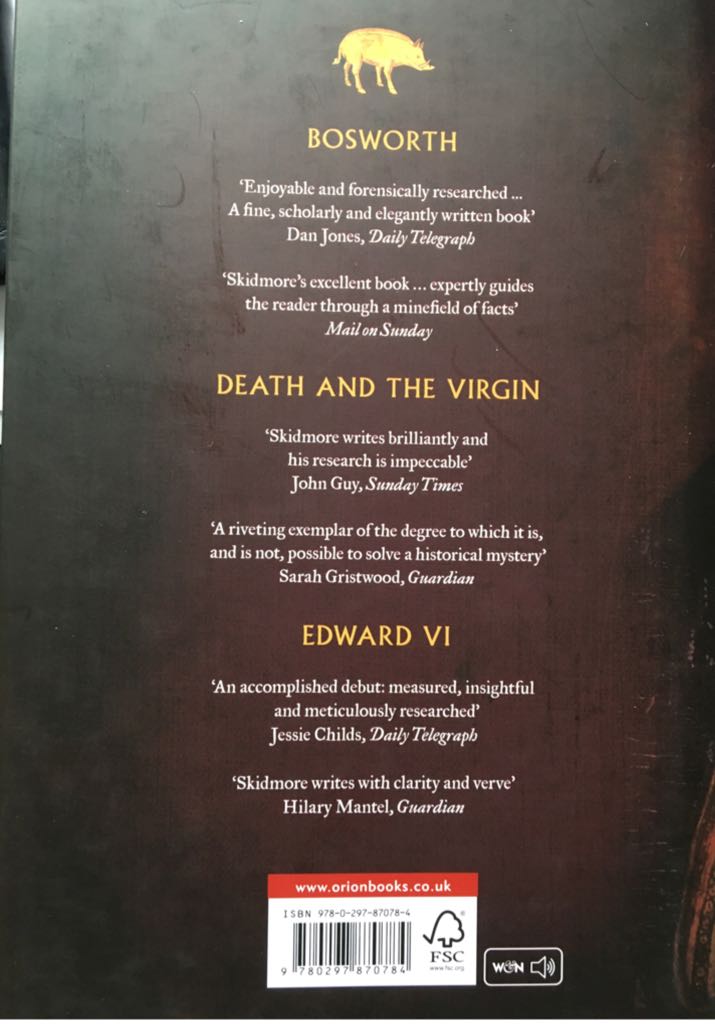 Richard III - Chris Skidmore (Weidenfeld & Nicolson) book collectible [Barcode 9780297870784] - Main Image 2