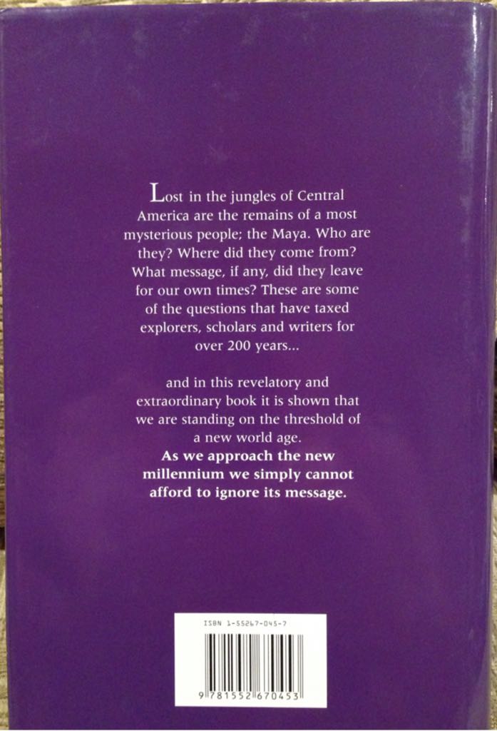 The Mayan Prophecies - Maurice M. Cotterell (Paperback) book collectible [Barcode 9781552670453] - Main Image 2