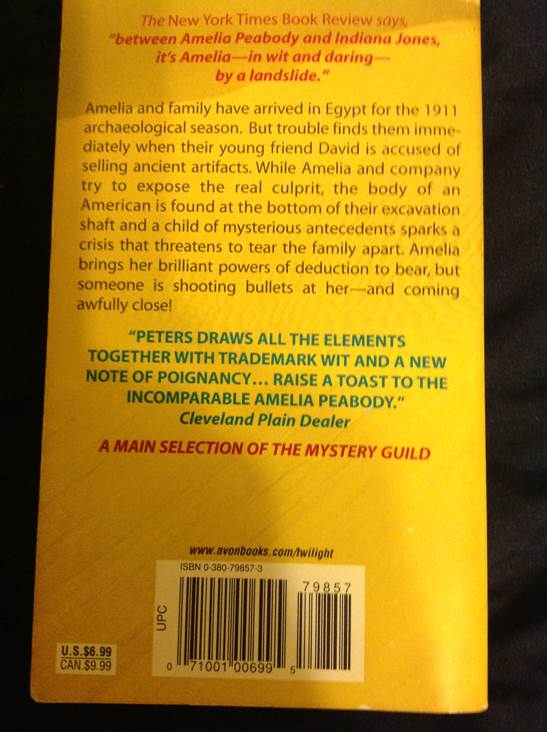 The Falcon At The Portal - Elizabeth Peters (Avon Books - Paperback) book collectible [Barcode 9780380798575] - Main Image 2