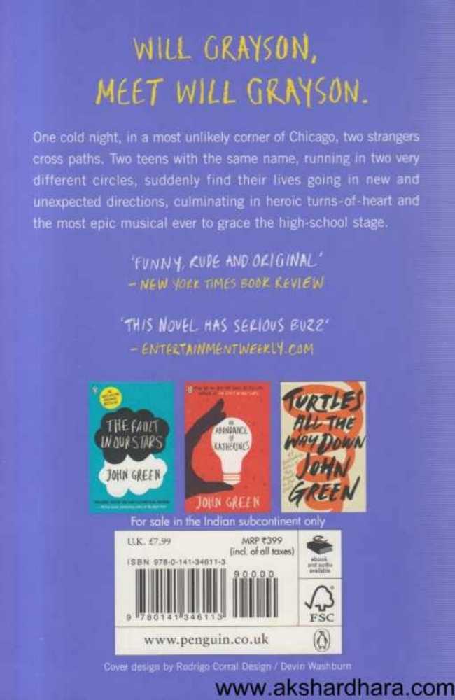 Will Grayson, Will Grayson - John Green (Penguin - Paperback) book collectible [Barcode 9780141346113] - Main Image 2