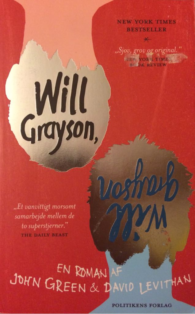 Will Grayson, Will Grayson  (Politiken) book collectible [Barcode 9788740019971] - Main Image 1