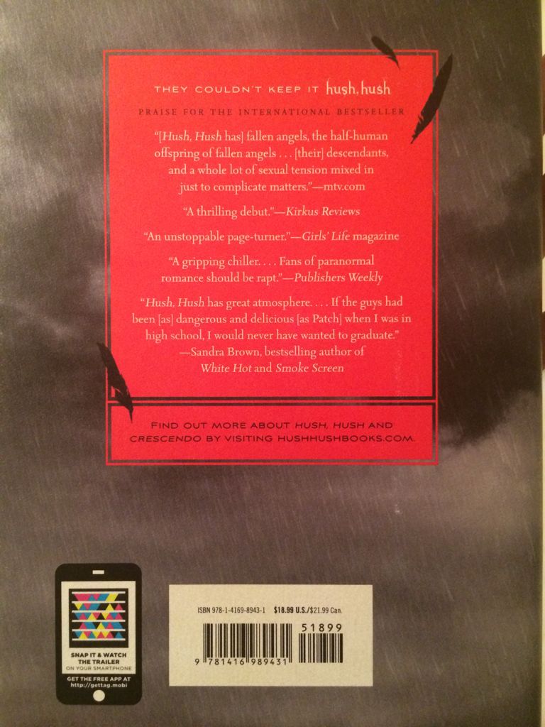 Crescendo - Becca Fitzpatrick (Simon and Schuster - Hardcover) book collectible [Barcode 9781416989431] - Main Image 2