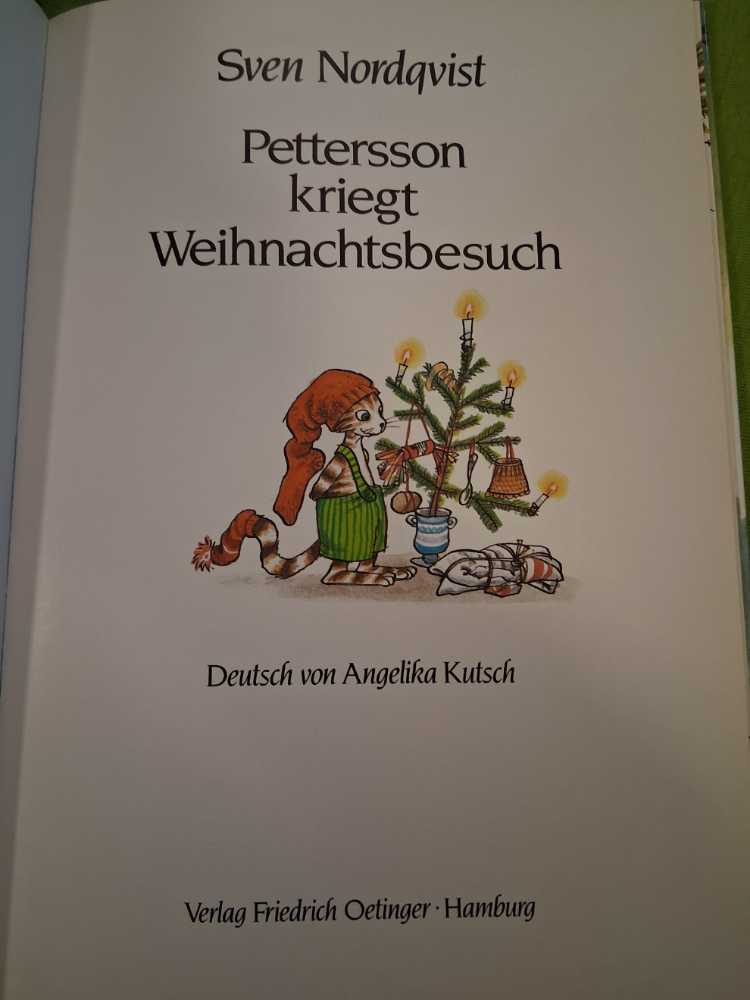 Pettersson kriegt Weihnachtsbesuch - Sven Nordqvist (Oetinger Verlag DE - Library Binding) book collectible [Barcode 9783789161742] - Main Image 3
