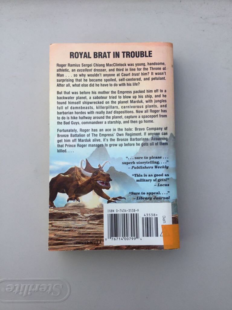 March Upcountry - David Weber (Baen Science Fiction - Paperback) book collectible [Barcode 9780743435383] - Main Image 2