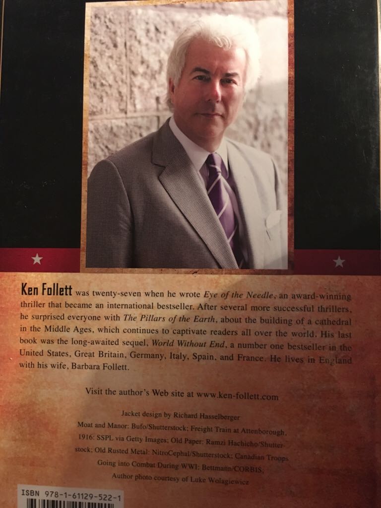 Fall of Giants - Ken Follett (Dutton - Paperback) book collectible [Barcode 9781611295221] - Main Image 2