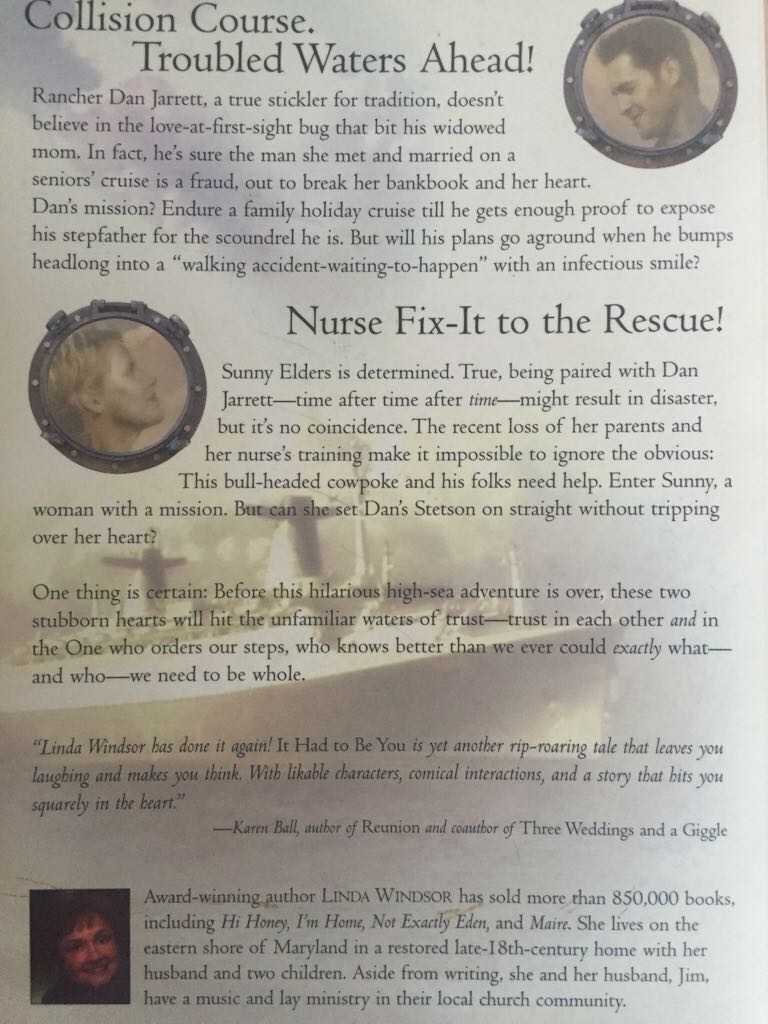 It Had To Be You - Linda Windsor (Multnomah Pub) book collectible [Barcode 9781576737651] - Main Image 2