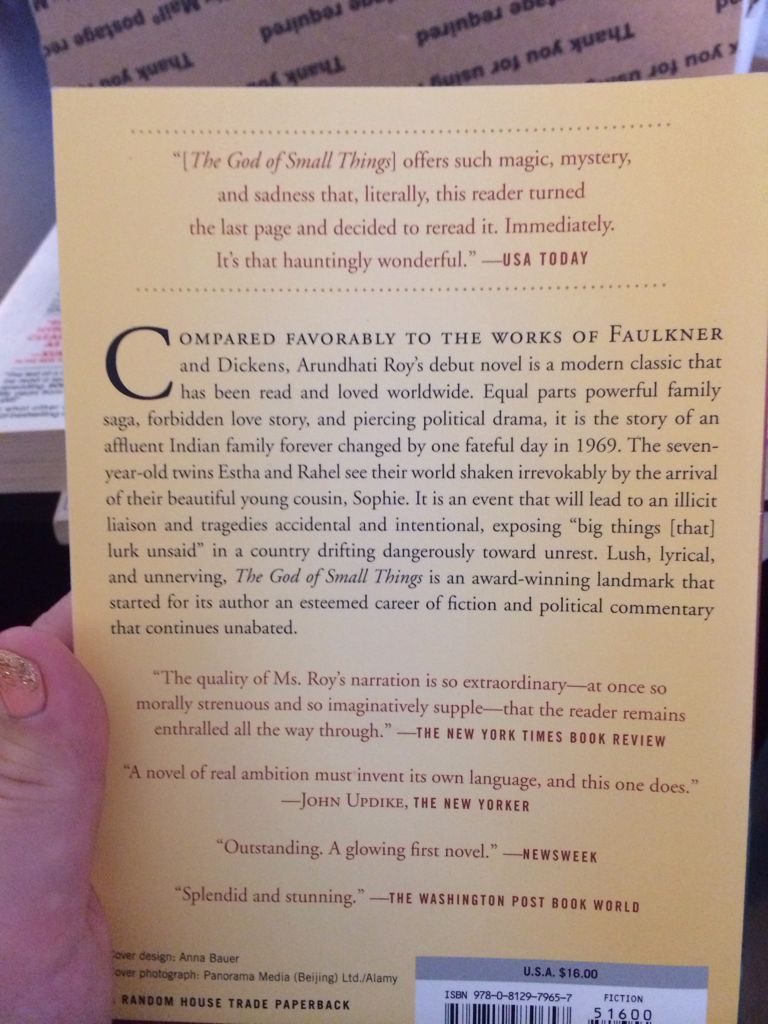 The God of Small Things - Arundhati Roy (Dirty Little Publishers - Paperback) book collectible [Barcode 9780812979657] - Main Image 2