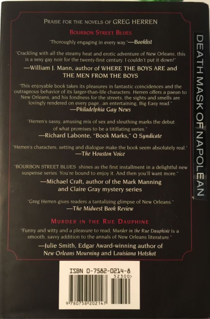 Jackson Square Jazz - Greg Herren (Kensington Books - Hardcover) book collectible [Barcode 9780758202147] - Main Image 2