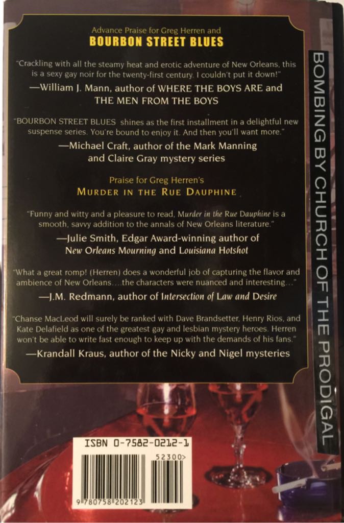 Bourbon Street Blues - Greg Herren (Kensington Books - Hardcover) book collectible [Barcode 9780758202123] - Main Image 2