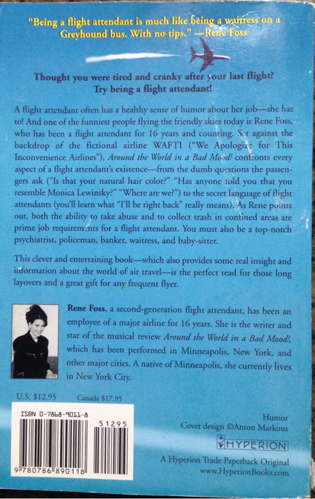Around The World In A Bad Mood! - Rene Foss (Hyperion Books - eBook) book collectible [Barcode 9780786890118] - Main Image 2