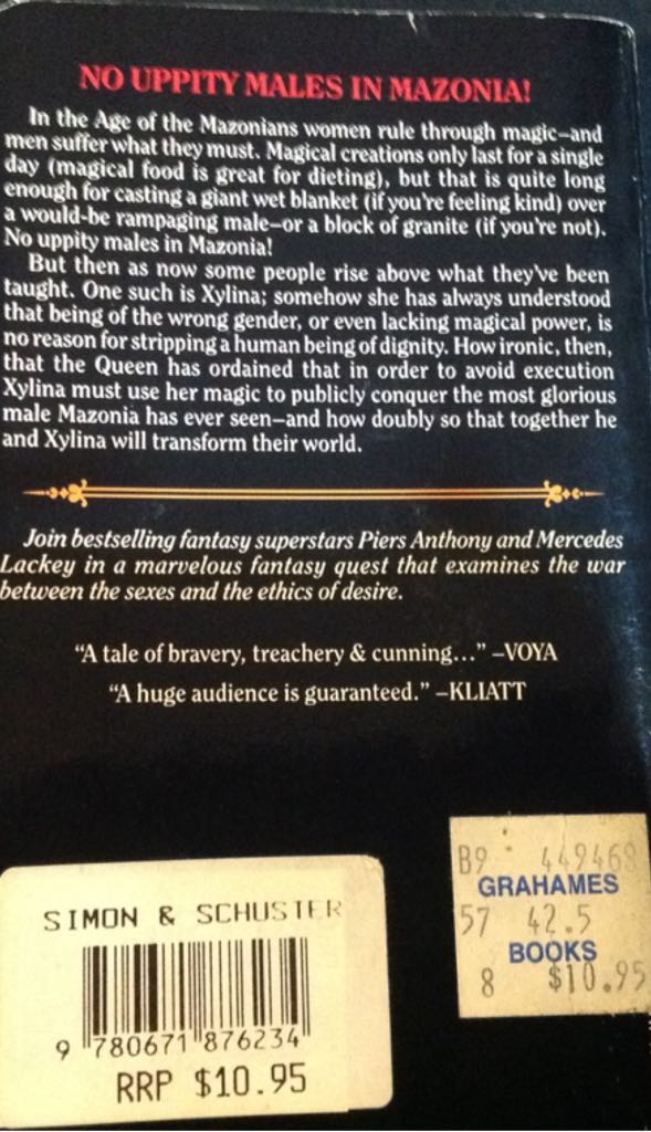 If I Pay Thee Not In Gold - Piers Anthony (Baen Fantasy - Paperback) book collectible [Barcode 9780671876234] - Main Image 2