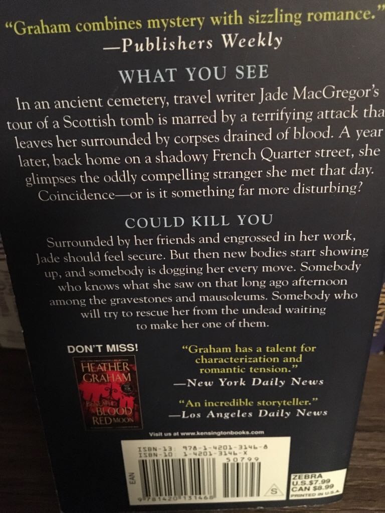 When Darkness Falls - Heather Graham (Zebra Books - Paperback) book collectible [Barcode 9781420131468] - Main Image 2