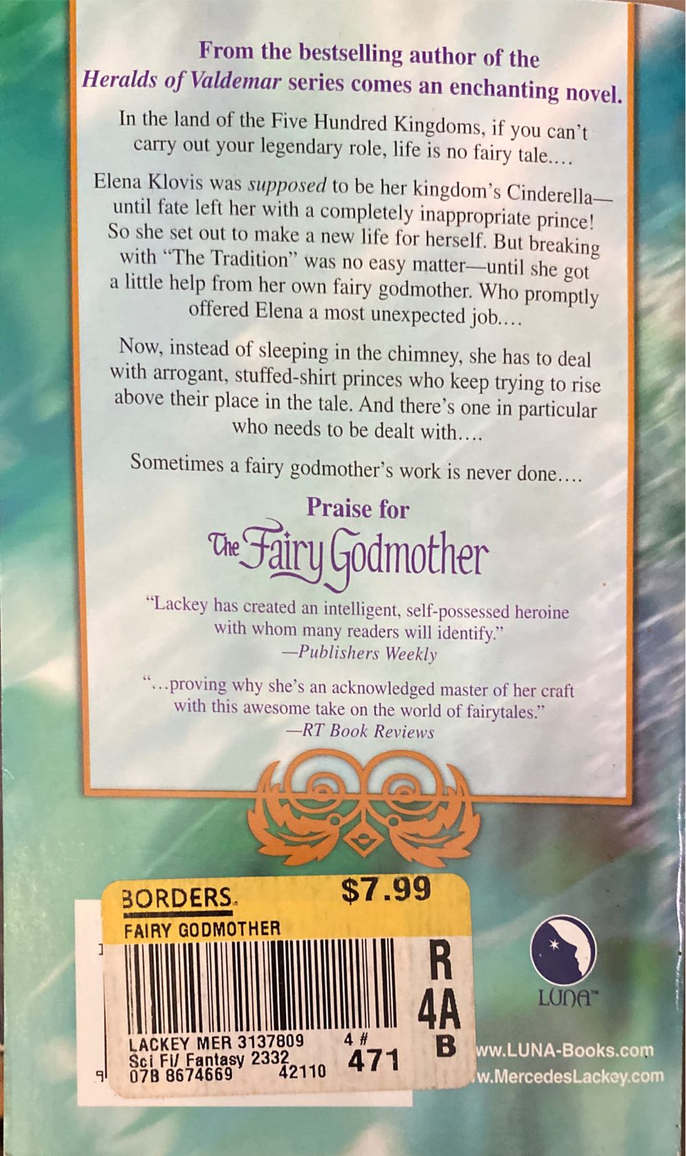 Fairy Godmother, The - Mercedes Lackey (LUNA - Paperback) book collectible [Barcode 9780373803330] - Main Image 2