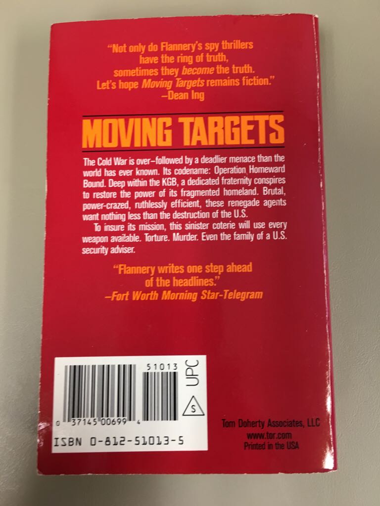 Moving Targets  (Tom Doherty Assoc Llc) book collectible [Barcode 9780812510133] - Main Image 2