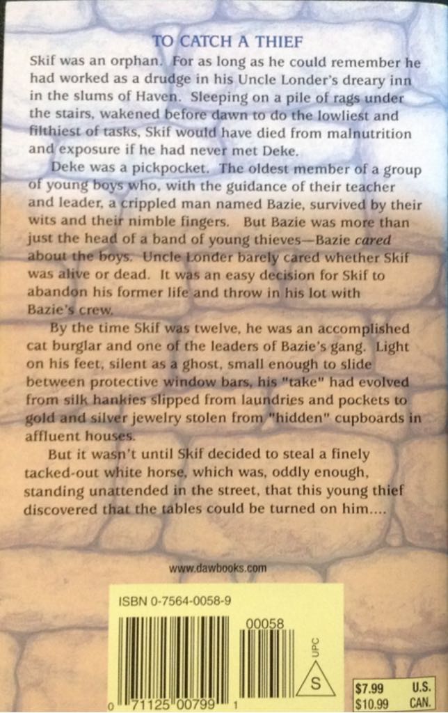 V27:ST1: Take A Thief - Mercedes Lackey (Daw Books - Paperback) book collectible [Barcode 9780756400583] - Main Image 2