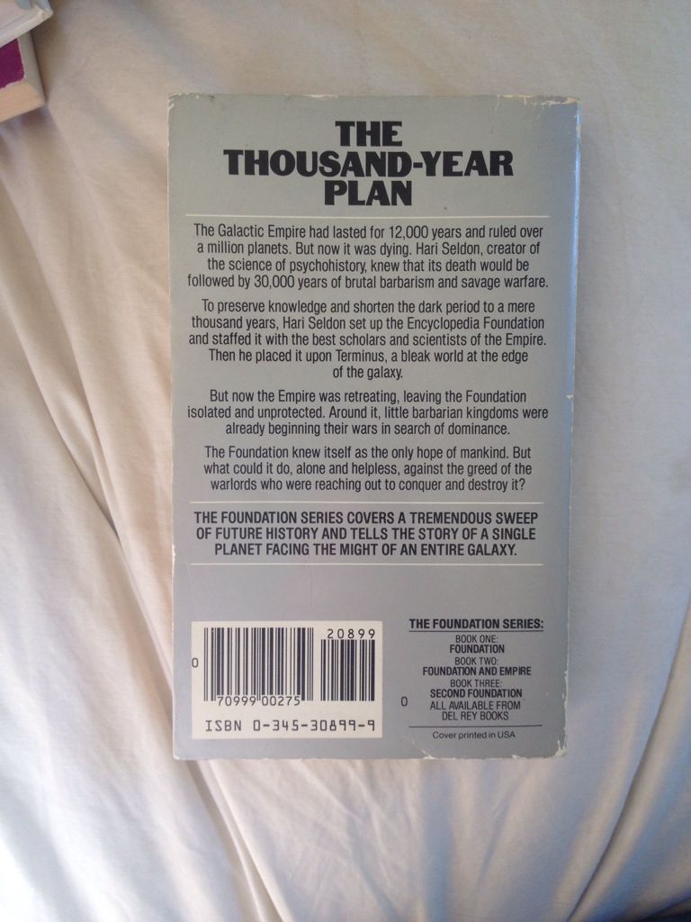 Foundation - Isaac Asimov (Del Rey - Paperback) book collectible [Barcode 9780345308993] - Main Image 2