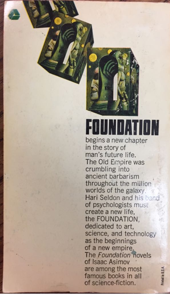 Foundation - Isaac Asimov (Avon - Paperback) book collectible [Barcode 9780553900347] - Main Image 2