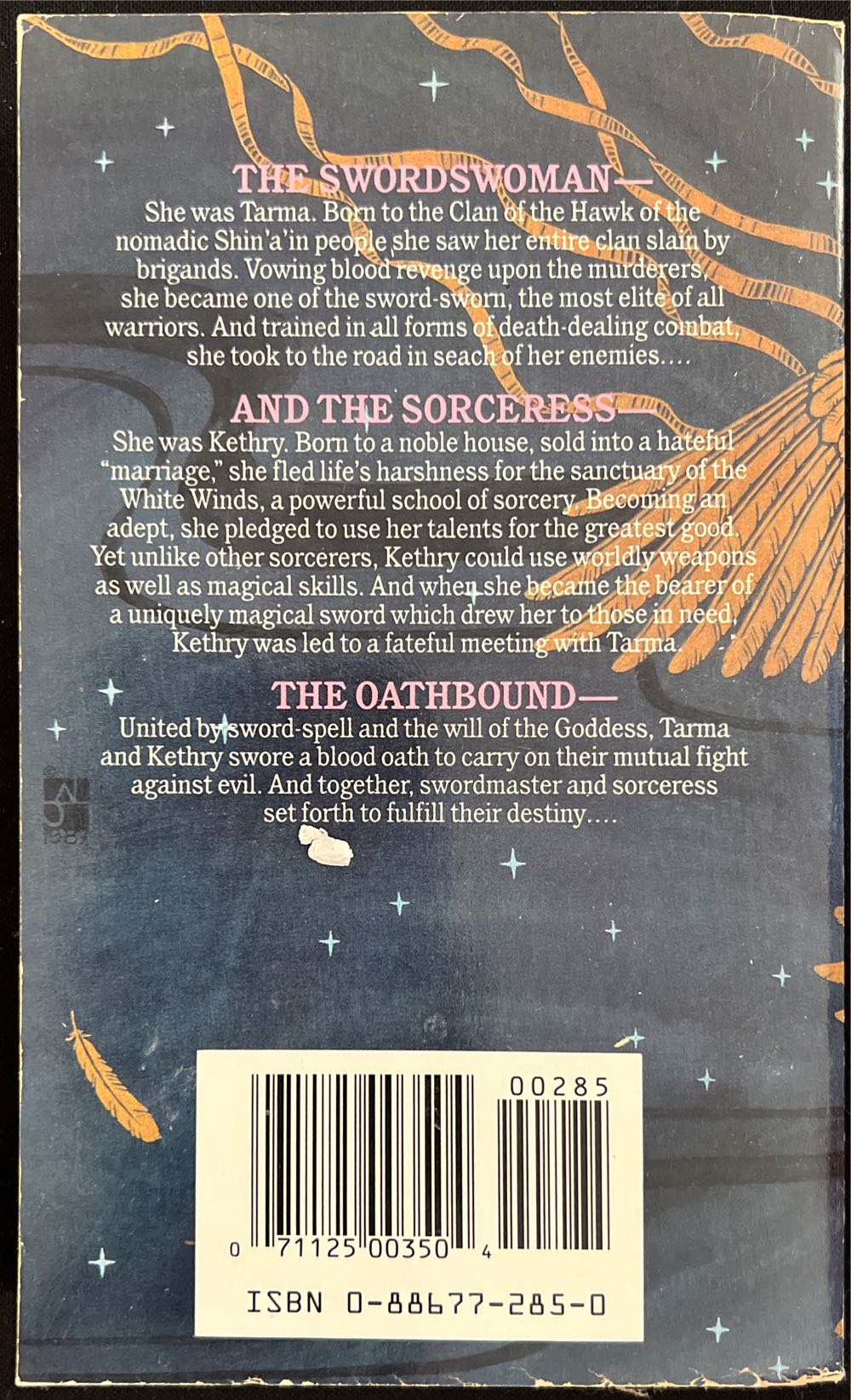 The Oathbound - Mercedes Lackey (Daw Fantasy - Paperback) book collectible [Barcode 9780886772857] - Main Image 2