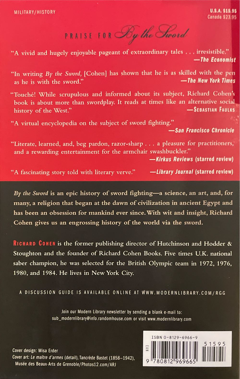 By the Sword - Richard Cohen (Random House LLC - Paperback) book collectible [Barcode 9780812969665] - Main Image 2