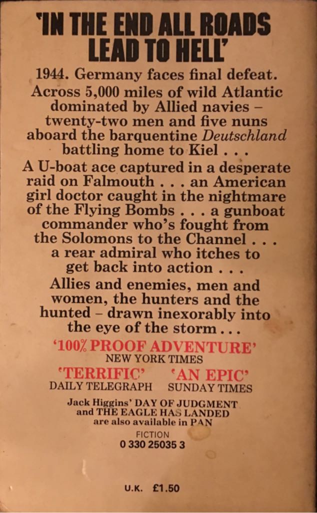 Storm Warning - Jack Higgins (Pan Books - Paperback) book collectible - Main Image 2