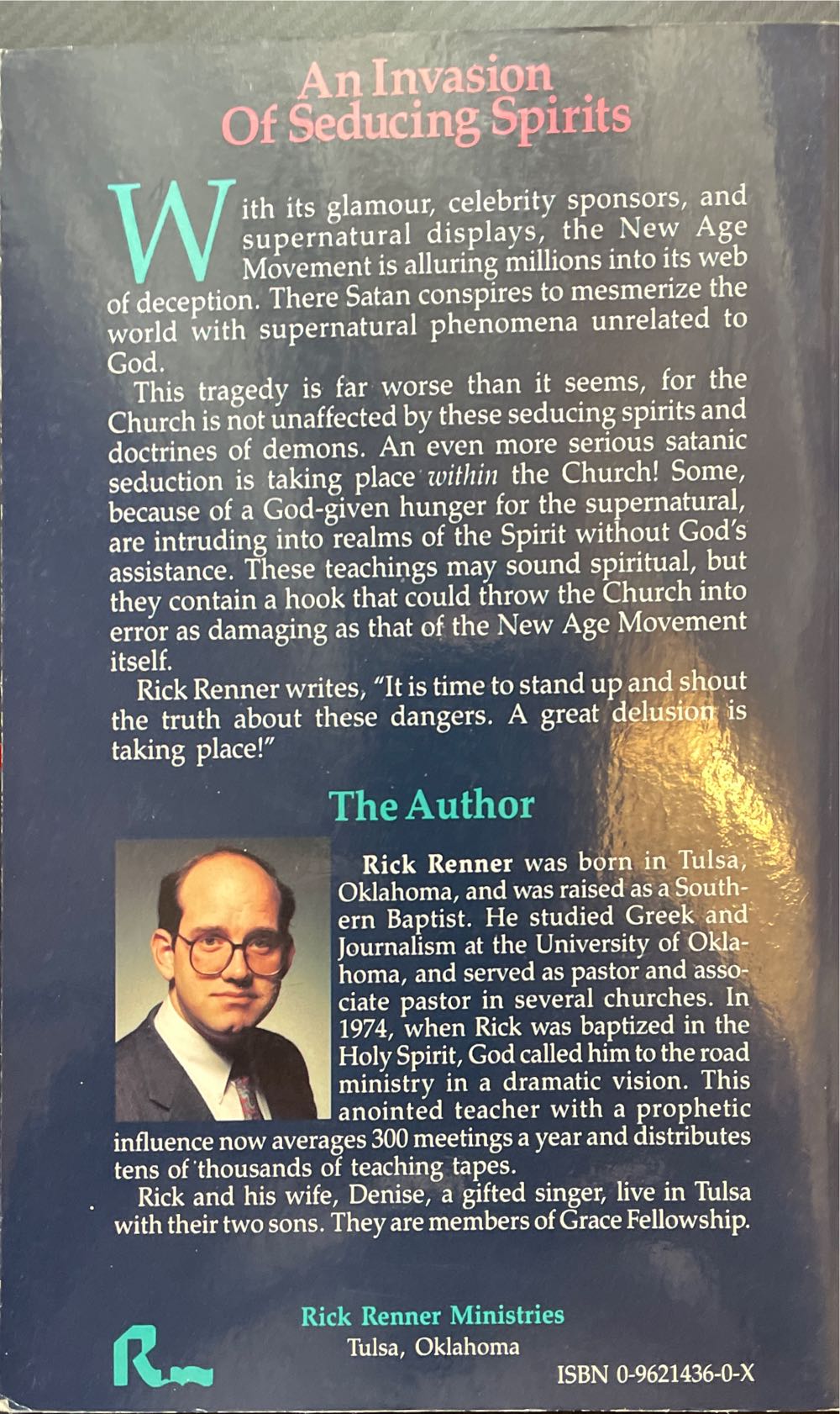 Seducing Spirits And Doctrines Of Demons - Rick (Rick Renner Ministries) book collectible [Barcode 9780962143601] - Main Image 2