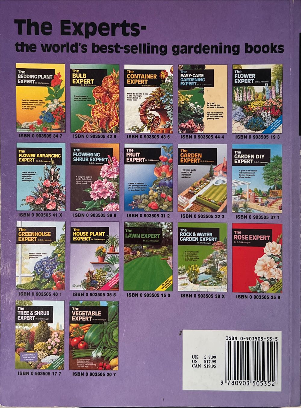 The House Plant Expert - D. G. Hessayon (Expert Books - Paperback) book collectible [Barcode 9780903505352] - Main Image 2
