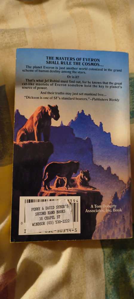 Masters Of Everon - R. Dickson book collectible [Barcode 9780812503944] - Main Image 2