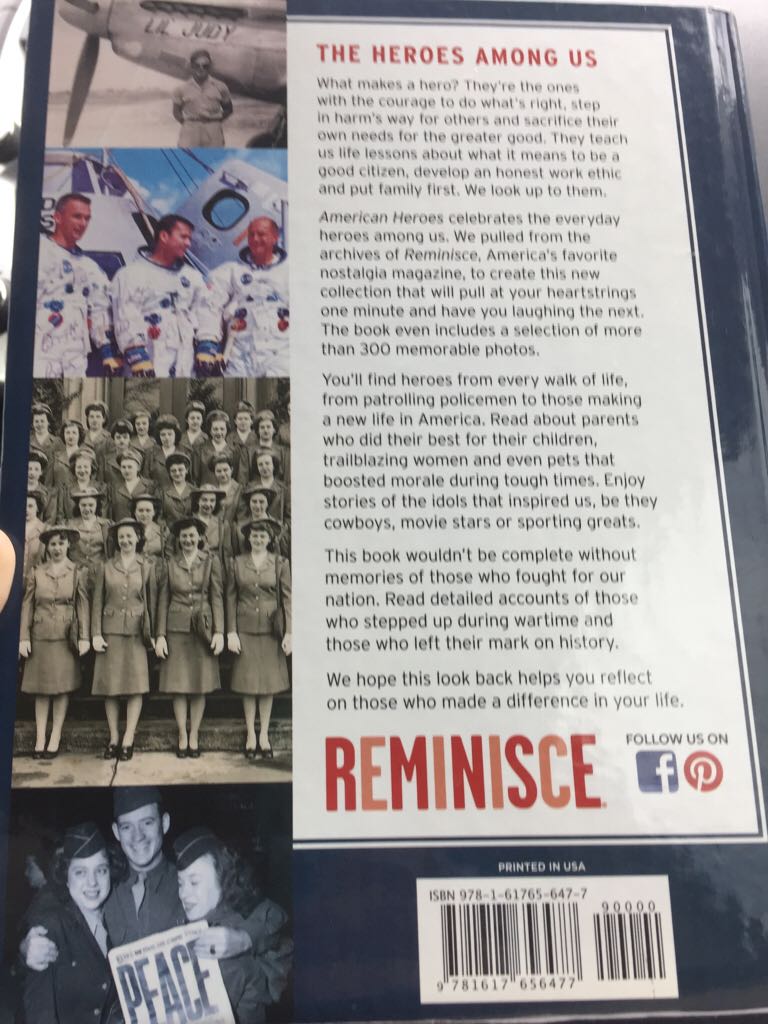 American Heroes - Unknown (Reminisce - Hardcover) book collectible [Barcode 9781617656477] - Main Image 2