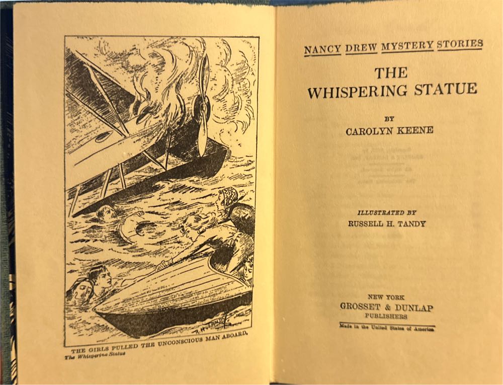 The Whispering Statue - Carolyn Keene (- Hardcover) book collectible - Main Image 3