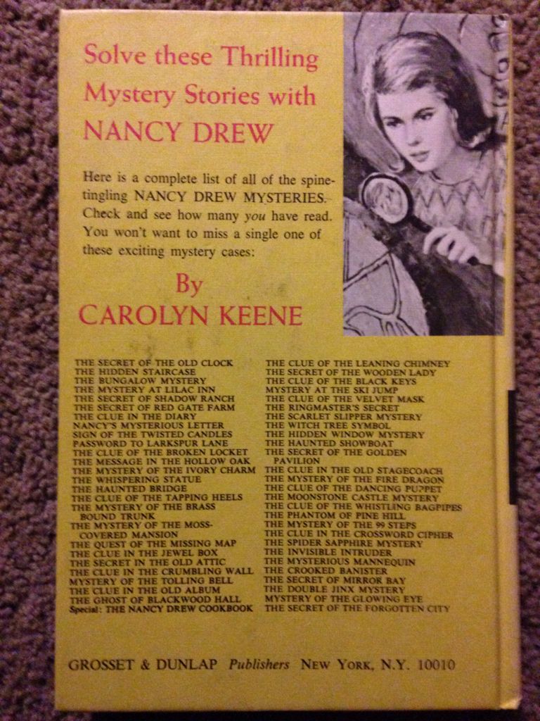 The Clue In The Crossword Cypher - Carolyn Keene (Putnam Pub Group - Hardcover) book collectible [Barcode 9780448195445] - Main Image 2