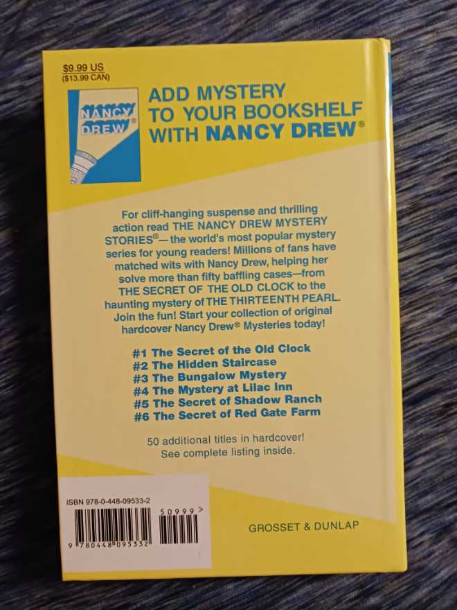 Nancy Drew #33 The Witch Tree Symbol - Carolyn Keene (Grosset & Dunlap Publishers - Hardcover) book collectible - Main Image 2