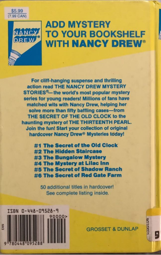 The Clue of the Black Keys - Carolyn Keene (Grosset - Hardcover) book collectible [Barcode 9780448095288] - Main Image 2