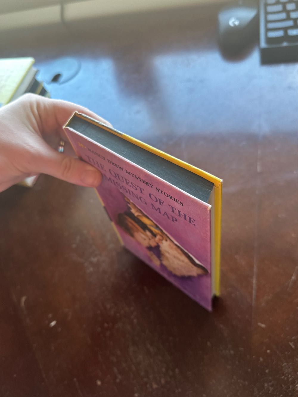 Nancy Drew #19: The Quest Of The Missing Map - Carolyn Keene (Grosset & Dunlap - Hardcover) book collectible [Barcode 9780448095196] - Main Image 4