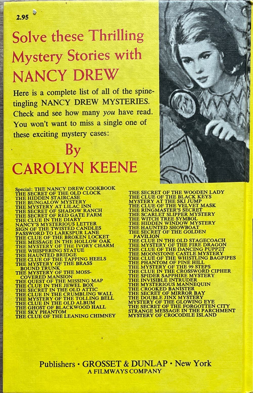 The Mystery of the Brass-Bound Trunk (Nancy Drew, Book 17) - Carolyn Keene (Grosset & Dunlap - Hardcover) book collectible [Barcode 9780448095172] - Main Image 2