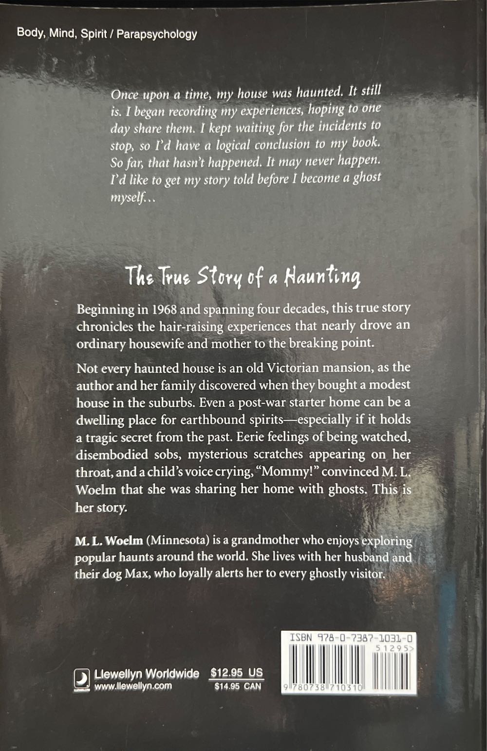 The Ghosts On 87th Lane - M.L. Woelm (Llewellen Worldwide - Paperback) book collectible [Barcode 9780738710310] - Main Image 2