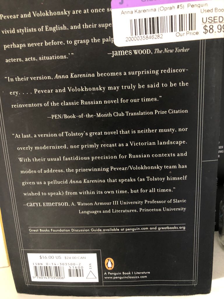 Anna Karenina - Leo Tolstoy (Penguin Classics Deluxe Edition - Paperback) book collectible - Main Image 2