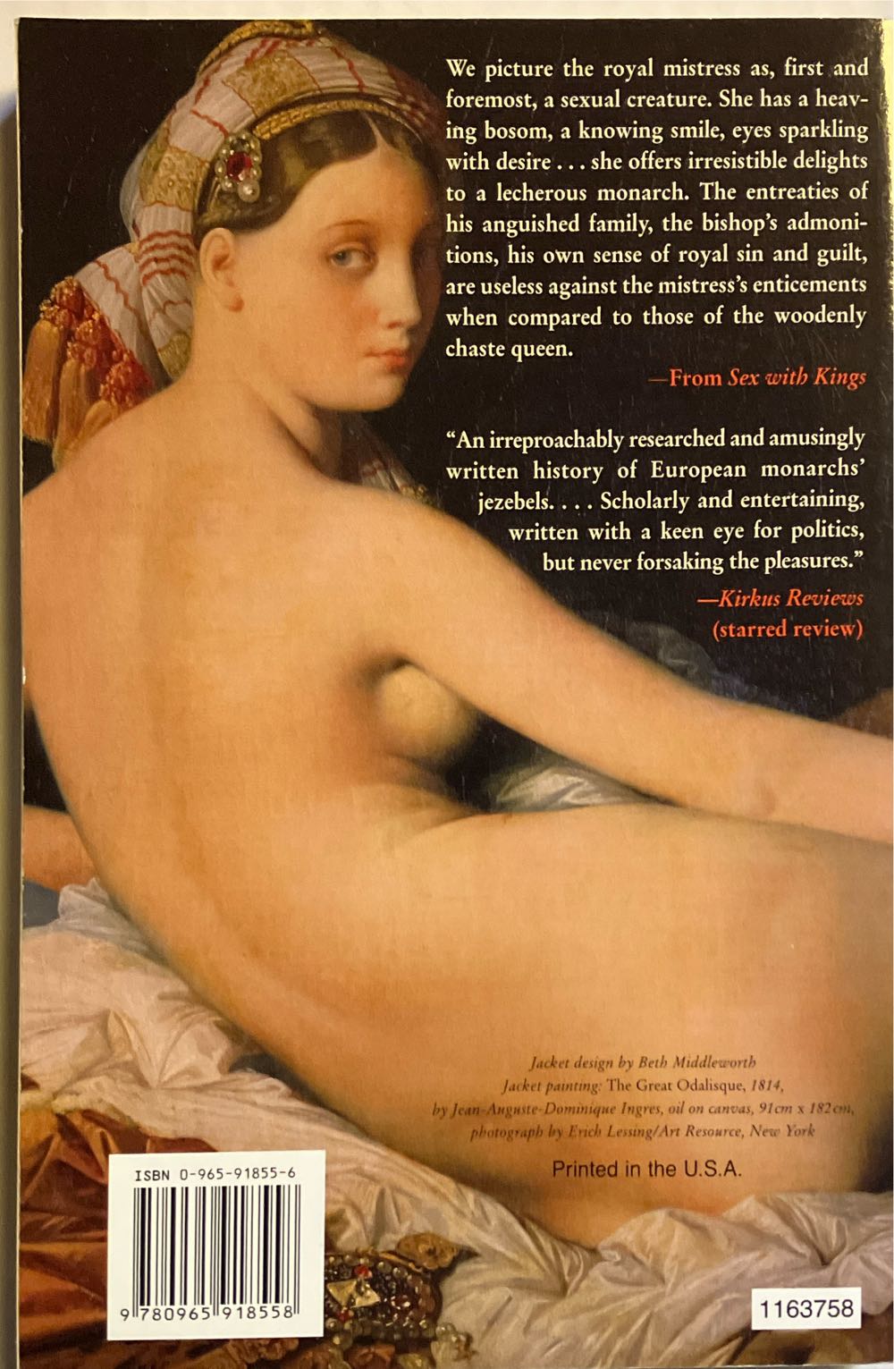 Sex With Kings - Eleanor Herman (HarperCollins | William Morrow - Trade Paperback) book collectible [Barcode 9780965918558] - Main Image 2