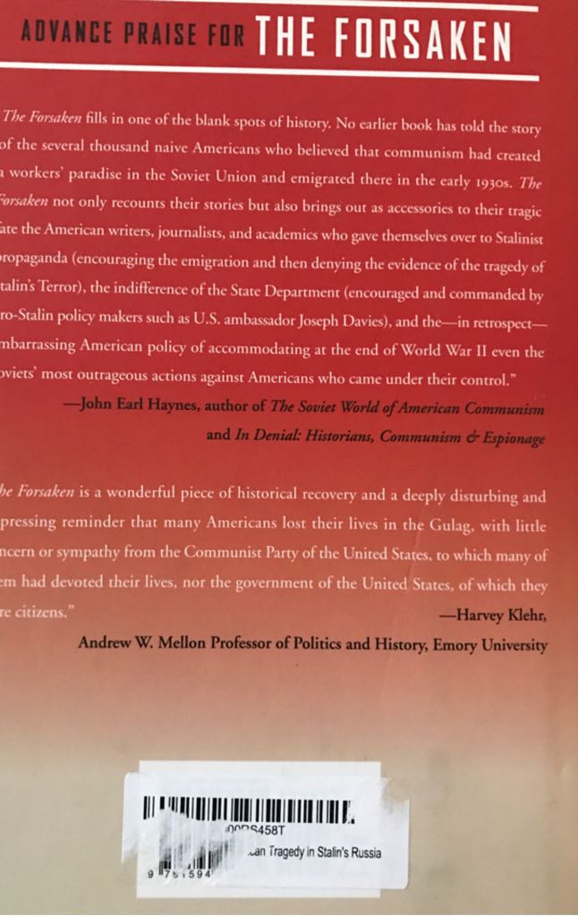 The Forsaken - L A (Penguin - Hardcover) book collectible [Barcode 9781594201684] - Main Image 2