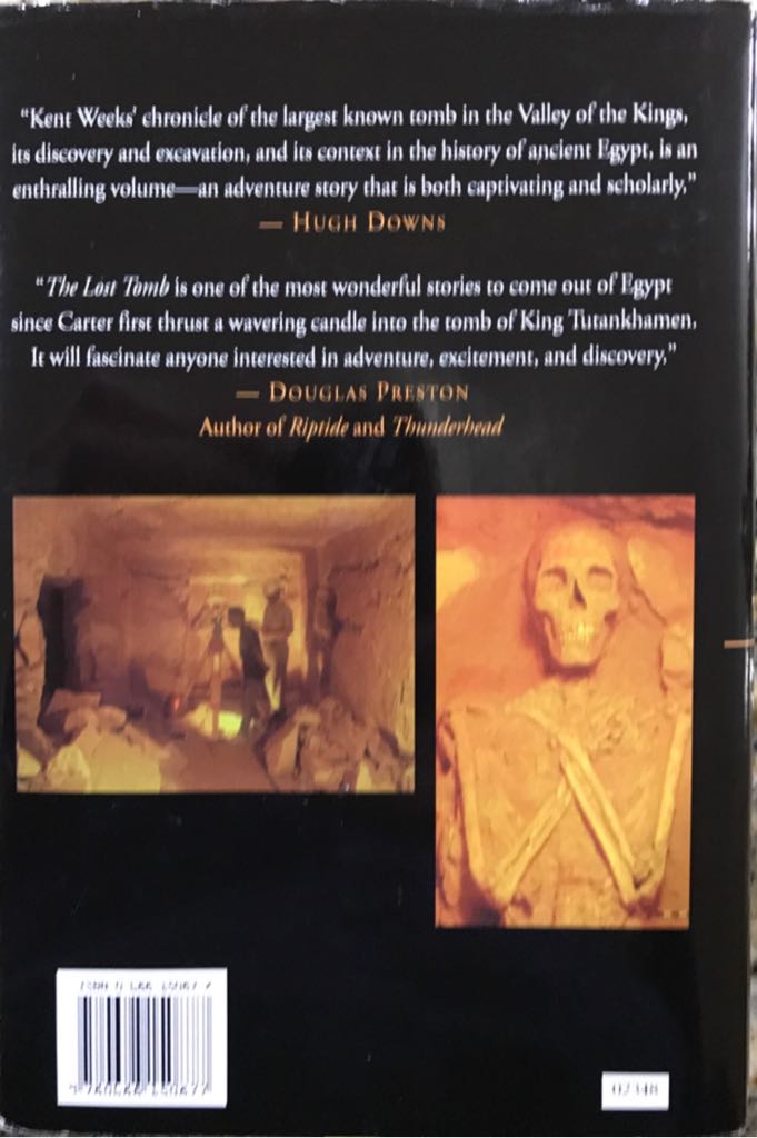 The Lost Tomb - Kent R. Weeks (- Hardcover) book collectible [Barcode 9780688150877] - Main Image 2